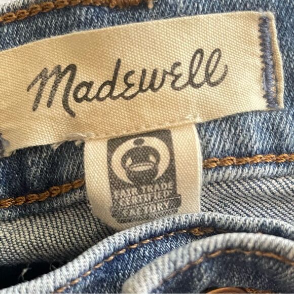 Madewell Mid-Rise Kick Out Cropped Jeans Size 30 - Picture 3 of 10